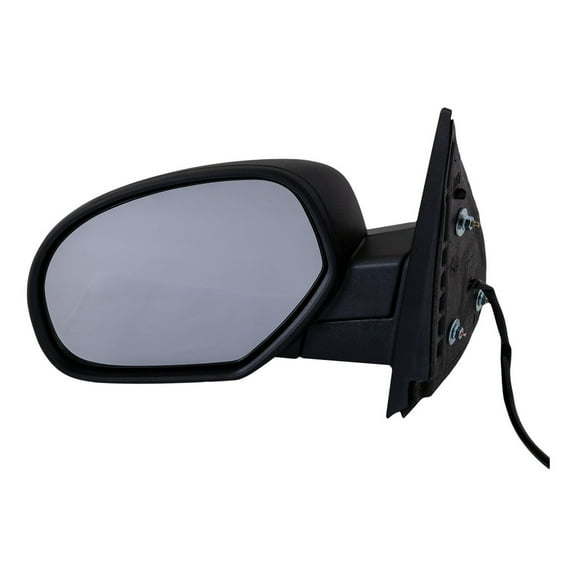 KarParts360 For Chevy Avalanche 2007 2008 Door Mirror Driver Side | Textured Black | Power Folding | Heated | w/LED Arrow Turn Signal/Puddle Light/Memory Curb Assist | GM1320437 | 25831053