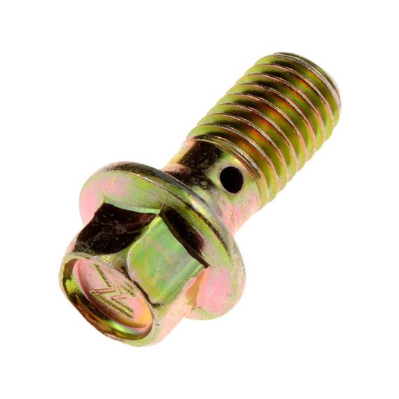 KarParts360 For Chevy Avalanche 2010 2011 2012 2013 Brake Hose Bolt | Steel | Gold | Hex Head Drive | 23MM Bolt Thread Size | 0.39 Inches Thread Diameter