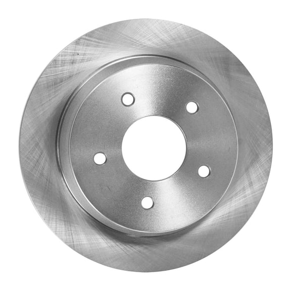 KarParts360 For Chevy Blazer 1997-2005 Brake Disc Driver OR Passenger Side | Single Piece | Rear | 5 Lugs | Cast Iron | Natural | Plain Surface Disc | Replacement For 15704667