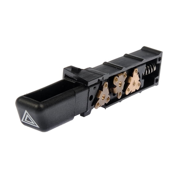 KarParts360 For Chevy Blazer 1998-2005 Hazard Warning Switch | Plastic Material | Black | Pressure Contact Terminal | 12 Volts | Replacement For 15174447, 15177379