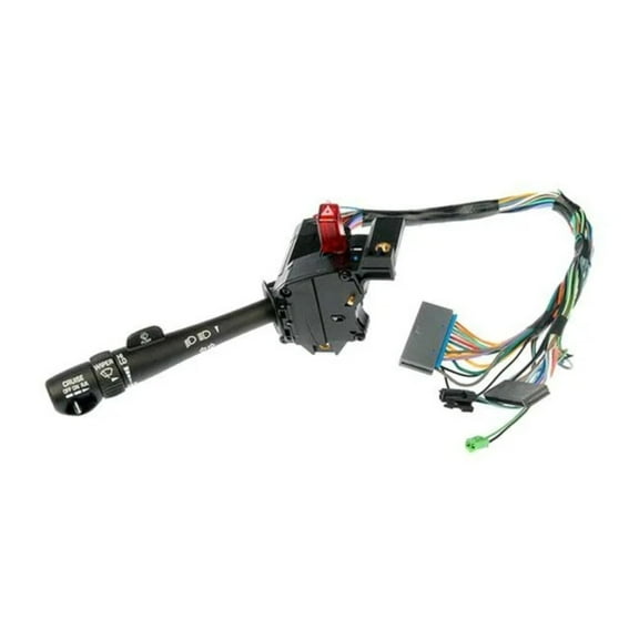 KarParts360 For Chevy Blazer 1998-2005 Multifunction Switch | Grey; Black; Green Connector | Male Connector | Female Terminal | With Cruise Control On/Off Operator | Replacement For 26083635, 2610083