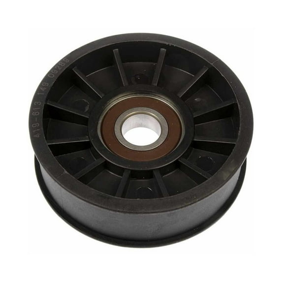 KarParts360 For Chevy C1500/C2500/C3500 1990 1991 1992 1993 Drive Belt Tensioner Pulley | Polyamide | Serpentine Belt Type | Black | 1 Groove | 17 Millimeters Inside Diameter | For 12537144, 14078850