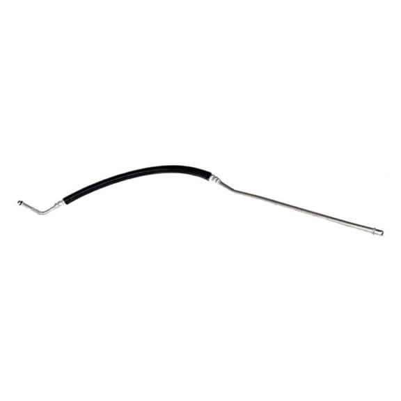 KarParts360 For Chevy C2500/C1500 1990 91 92 93 94 1995 Engine Oil Cooler Hose | Rubber/Metal Material | Metallic Gray | Quick Disconnect End 1 | Threaded Sleeve End 2 | Replacement For 12472283