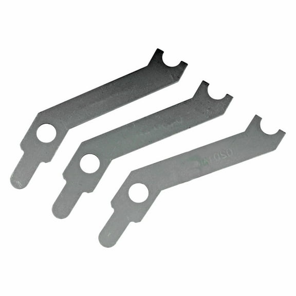 KarParts360 For Chevy C3500/K3500 1997 1998 1999 2000 Offset Starter Alignment Shim | Steel | Silver Color | 0.433 Inches Inside Diameter | 0.433 Inches Mounting Hole Diameter