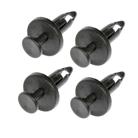 KarParts360 For Chevy C5500/C6500/C4500 Kodiak 2003-2009 Push In Rivets | Nylon Material | Black | 13/32 Inches Head Diameter | 3/4 Inches Outside Diameter | 4 Pieces | For 10134407, 20510029