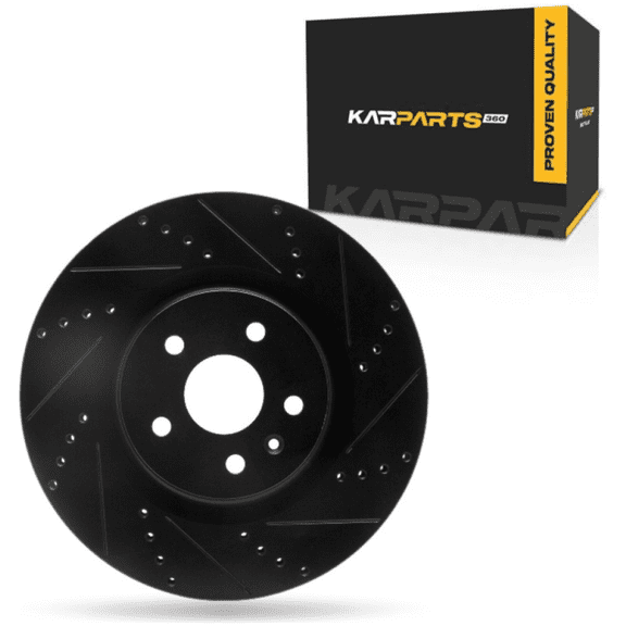 KarParts360 For Chevy Camaro 2010 11 12 13 14 2015 Brake Rotor Front, Passenger Side | Cast Iron | Vented | 32 Millimeters/1.26 Inches Nominal Thickness | 355 Millimeters/13.98 Inches Outside Diamete