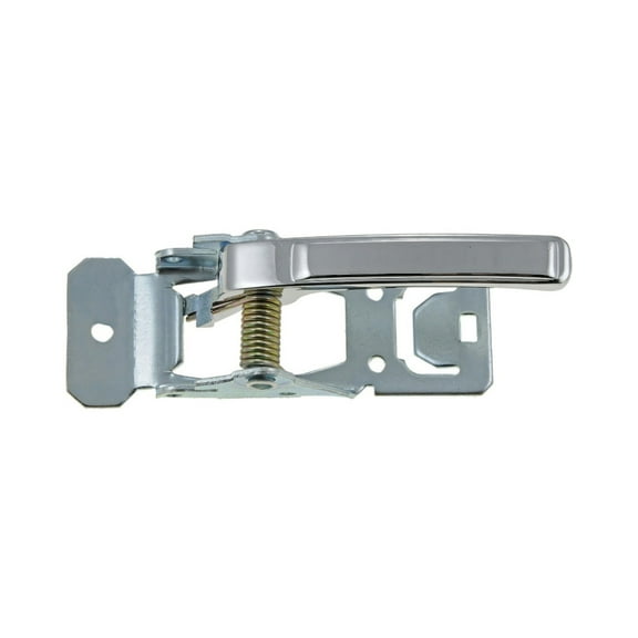 KarParts360 For Chevy Celebrity 1990 Interior Door Handle | Plastic | Chrome Finish | Bolt Attachment Type | Rectangle Shape | 1.8 Inches Thickness | Replacement For 1747336, 20347098