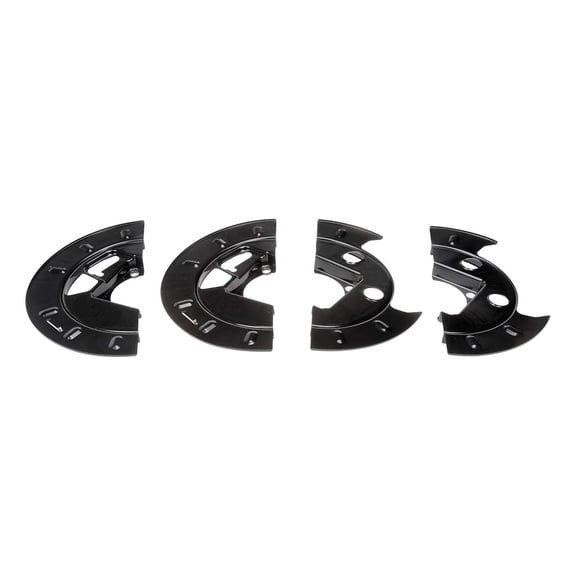 KarParts360 For Chevy Cheyenne 2007-2014 Brake Dust Shields Rear | Steel Material | Black | 99 Millimeters Inside Diameter | 344 Millimeters Maximum Diameter | 2 Split Brake Dust Shields | 15269514