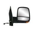 thumbnail image 1 of KarParts360 For Chevy City Express/Express Cargo 2008-2020 Door Mirror Passenger Side | Textured Black | Power | Foldaway | Heated | Dual Lens | Non-Towing Mirror | With Blind Spot Glass | GM1321397, 1 of 3