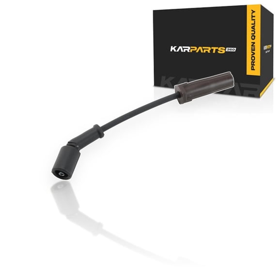 KarParts360 For Chevy Colorado 2009 2010 2011 2012 Spark Plug Wire | Black | Solid Boot | Black Coil End Boot | Snap Lock Distributor Coil End Terminal | Silicone Rubber Insulation Material