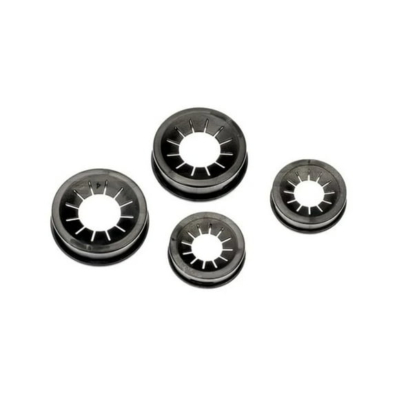 KarParts360 For Chevy Corvette 2017 2018 2019 Transmission Oil Cooler Line Retainer Caps | Plastic | 5/16 Inches Maximum Line Diameter | 1/4 Inches Minimum Line Diameter