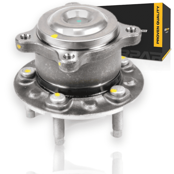 KarParts360 For Chevy Cruze 2011 12 13 14 15 2016 Wheel Hub and Bearing Assembly Rear | Encoder Anti Lock Braking System | Ball Bearing | Square Flange | 4 Flange Bolt Hole