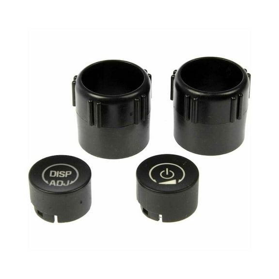 KarParts360 For Chevy Equinox 2005 2006 2007 Radio Knob Assortment | 4 Pieces | Made Of Plastic | Black | Push Attachment Method | Power And Volume Control Functions