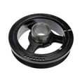 thumbnail image 1 of KarParts360 For Chevy Equinox 2009-2017 Harmonic Balancer | Black Color | Serpentine Drive Belt Type | Keyway Type | 60 Millimeters Depth | Replacement For 12603181, 12626355, 1 of 4