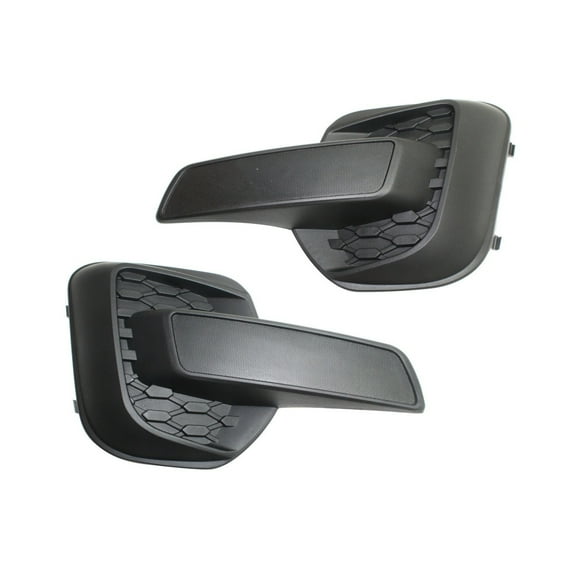 KarParts360 For Chevy Equinox 2010 11 12 13 14 2015 Fog Light Cover Driver And Passenger Side | Pair | Front | Textured Black | Replacement For GM1038128, GM1039128 | 25798751, 25798750