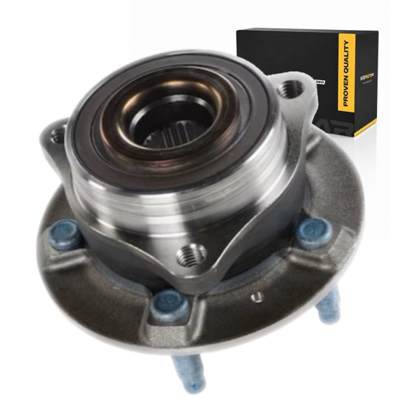 KarParts360 For Chevy Equinox 2025 2026 Wheel Hub Front | Metal | Encoder Anti Lock Braking System | Ball Bearing | Driven Drive | Triangle Flange | Gen 3 Bearing Generation