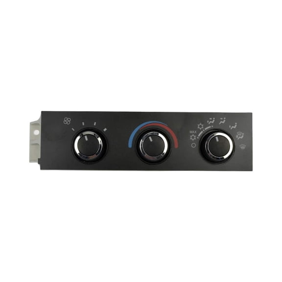 KarParts360 For Chevy Express 1500 1996-2014 Climate Control Module | Black, White Housing | Manual Control | Bolt On Mounting | Blade Terminal | Male Connector | Male Terminal Gender | For 15073274