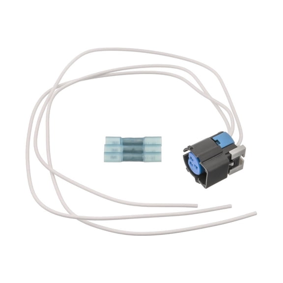 KarParts360 For Chevy Express 1500 2009 10 11 12 13 2014 Oil Pressure Switch Connector | Plastic | Metal Contact Terminal | Blade Terminal | Round Connector | Replacement For 19368110, 13501882