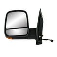 thumbnail image 1 of KarParts360 For Chevy Express 1500/Express 2500 2008-2020 Door Mirror Driver Side | Textured Black | Power | Foldaway | Heated Dual Lens Non-Towing Mirror In-glass Signal Light | GM1320397 | 15227416, 1 of 3