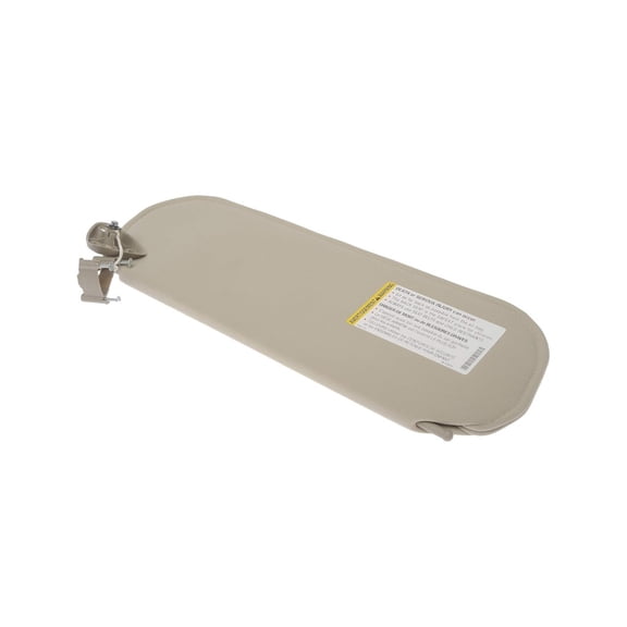 KarParts360 For Chevy Express 2500/Express 3500 1999-2021 Sun Visor | Vinyl Material | Beige | Cloth Fabric Material | 3 Mounting Hole | Replacement For 25999925, 84054696