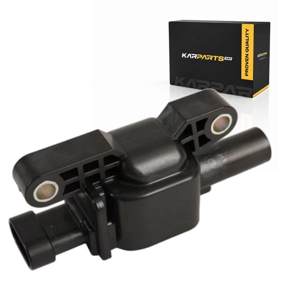 KarParts360 For Chevy Express 2500/Express 3500 2024 2025 Ignition Coil | Black | Electronic Ignition | Bolt On Mount | Pin Terminal | Female Connector
