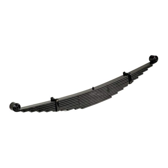 KarParts360 For Chevy Express 3500 2000-2024 Suspension Leaf Spring | Steel | Black Bushing Color | Black Color | Up Turned Eye End 1 Attachment Type | Rear Axle Orientation | For 15000892, 15035989