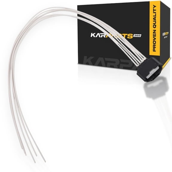 KarParts360 For Chevy Express Cargo 2009-2011 Throttle Actuator Pigtail | Black | Pin Terminal | Male | Rectangle | Female Terminal | Replacement For 13576408
