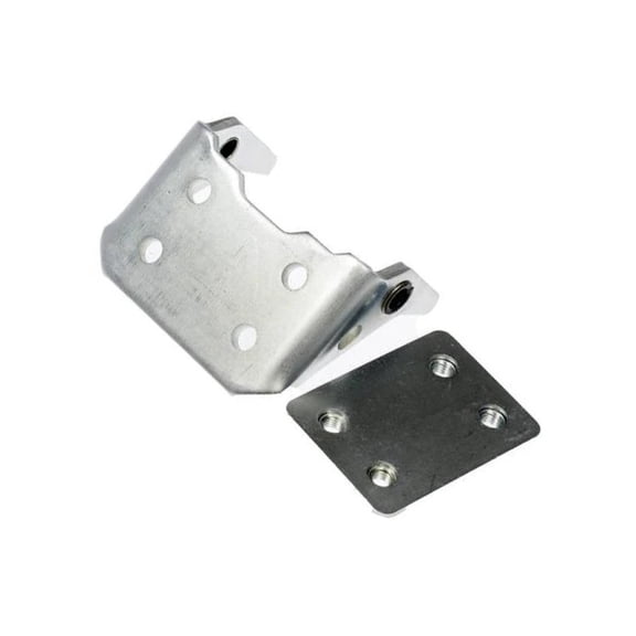 KarParts360 For Chevy Express Cargo 2011 12 13 14 2015 Door Hinge Front | Steel | Clear Zinc Colo | Bolt On Attachment Method | Two Piece Configuration | Exterior | Replacement For 15993231