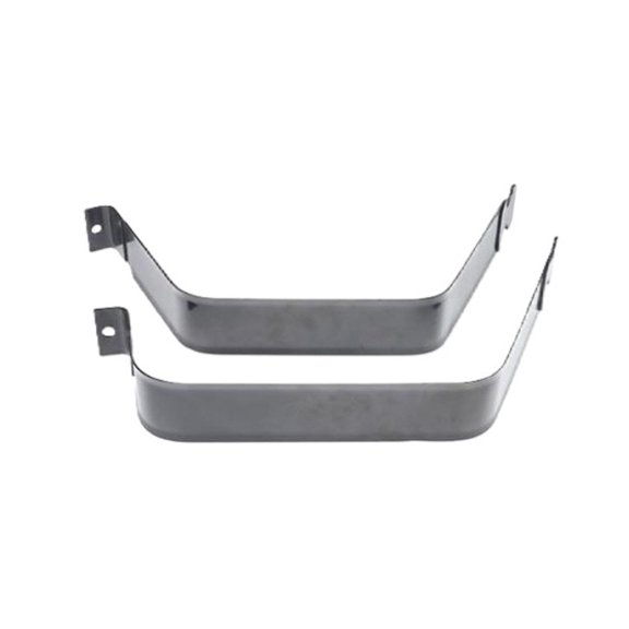 KarParts360 For Chevy Express Cargo/Pasajeros 2017 2018 2019 2020 Fuel Tank Strap | Steel Silver; Galvanized | Tab; Bolt Hole End 1 | 2 In. Strap 1 Length | 2MM Strap 1 Thickness | 15749265, 15749266
