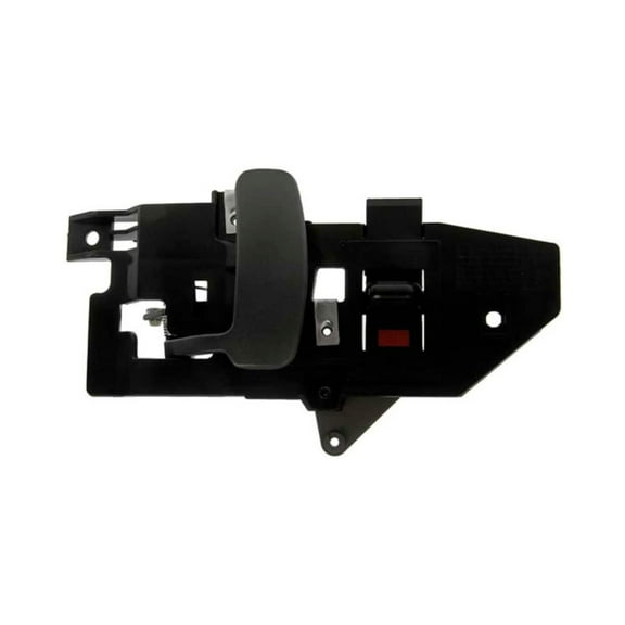 KarParts360 For Chevy Express Pasajeros 2024 Interior Door Handle Driver Side | Front | Plastic | Textured Finish | Gray Color | Lockable | Irregular Shape | 3.7 Inches Thickness | For 15959149