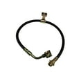 thumbnail image 1 of KarParts360 For Chevy G10/G20 1990 91 92 93 94 1995 Brake Hydraulic Hose | Stamped Steel Bracket | Black | Treated Steel End 1 Fitting | Banjo End 1 Fitting | Replacement For 17980081, 18032002, 1 of 5