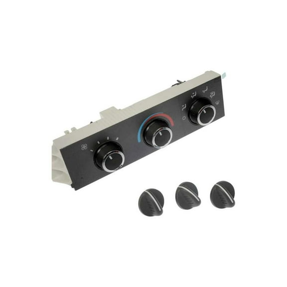 KarParts360 For Chevy G30 1996 Climate Control Module | Black, White Housing | Manual Control | Bolt On Mounting | Blade Terminal | Male Connector | Male Terminal Gender | For 15773676, 15858580