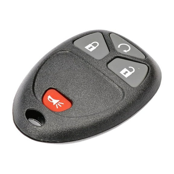 KarParts360 For Chevy HHR 2006 07 08 09 10 2011 Keyless Remote Case Repair | Plastic; Rubber; Steel | Black | Lock; Unlock; Remote Start; Panic | 4 Button
