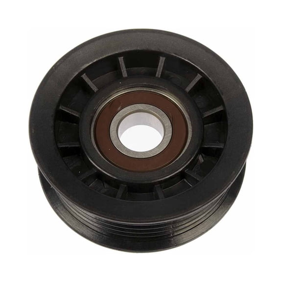 KarParts360 For Chevy Impala 2006 07 08 09 10 2011 Accessory Drive Belt Idler Pulley | Polyamide | Serpentine Belt Type | Black Color | 17 Millimeters Inside Diameter | For 12581701, 12611936