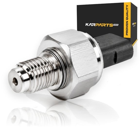 KarParts360 For Chevy Impala 2009 Engine Oil Pressure Sensor | Aluminum Body | Black Connector | Male and Blade Pin Terminal | Female and Oval Connector