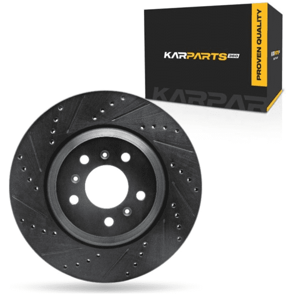 KarParts360 For Chevy Impala Limited 2014 2015 2016 Brake Rotor Front, Driver Side | Cast Iron | Vented | 28.6 Millimeters/1.13 Inches Discard Thickness | 30 Millimeters/1.18 Inches Nominal Thickness