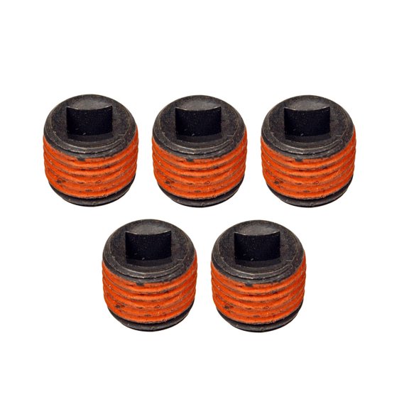 KarParts360 For Chevy Impala/Monte Carlo 2000 01 02 03 04 2005 Cylinder Head Plugs | 5 Pieces | Steel | 0.346 In. Closed End Diameter | 0.503 In. Open End Diameter | Replacement For 14081701, 1410258