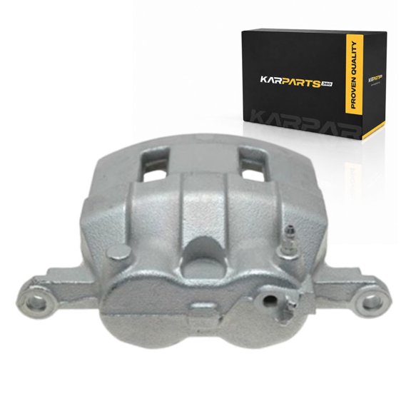 KarParts360 For Chevy LCF 3500 2016-2023 Disc Brake Caliper Front | Silver | Cast Iron | Gold Classification | Floating Caliper | Female Inlet Fitting | 90.00 Core Charge | Replacement For 19241308