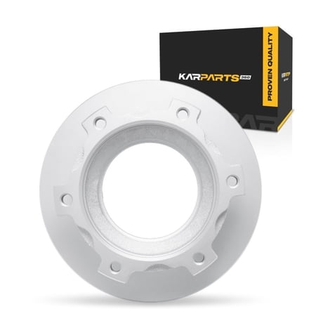 KarParts360 For Chevy LCF 3500 2022 2023 Brake Rotor Rear | Cast Iron | Plain Rotor Style | 164 Millimeters/6.46 Inches Center Hole Diameter | 37 Millimeters/1.46 Inches Discard Thickness | 6 Lug Hol