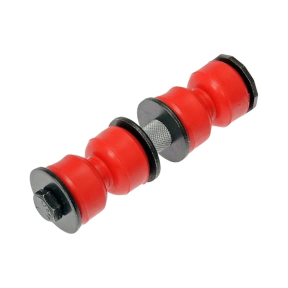 KarParts360 For Chevy Malibu 1997-2003 Stabilizer Bar Link Set | Steel Material | Coated Finish | Polymer Bearing | Rubber Bushing | Threaded End 1 | Bushing End 2 | Replacement For 15024511, 1599671