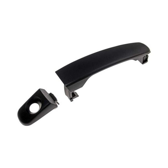 KarParts360 For Chevy Malibu 2004 05 06 07 2008 Exterior Door Handle Driver Side | Front | Plastic | Textured | Black | With Key Lock Hole | Excluded Keys; Key Pad And Cutout | For 15835616, 22729814