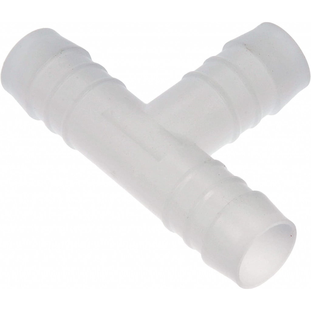 KarParts360 For Chevy Malibu 2013 2014 2015 HVAC Heater Hose Connector | Plastic | White | Hose Barb End 2 & 3 | Barb; Quick Connect End 1 | 0.82 In. End 1 Outside Diameter | Replacement For 15793367