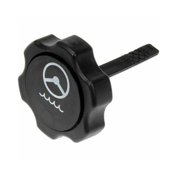 KarParts360 For Chevy Monte Carlo 2006 2007 Power Steering Reservoir Cap | Plastic Material | Black | Screw On Attachment Type | 1.1 Inches Diameter | Replacement For 15267531