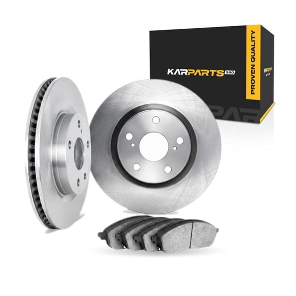 KarParts360 For Chevy S10 1998 99 00 01 02 2003 Brake Rotor Set | Rear | Cast Iron | Excluded Calipers | Solid | Plain Rotor Style | 115 Millimeters / 4.53 Inches Bolt Circle | 5 Lug