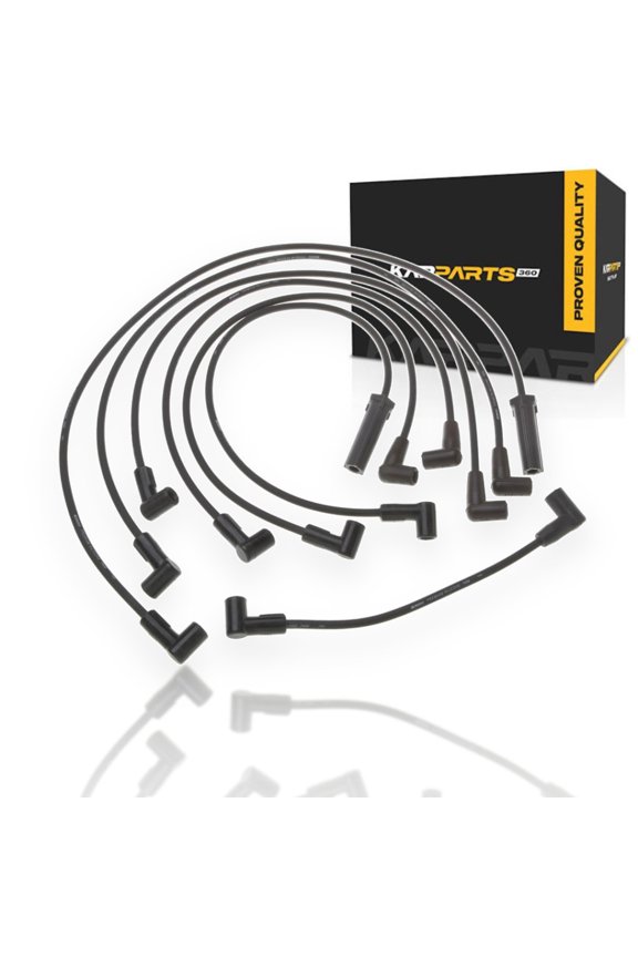For Chevy S10/Astro 1992 1993 1994 1995 Spark Plug Wire | Silicone Rubber Spark Plug Boot | Solid Boot | Gold Classification | Fiberglass Reinforced Latex Graphite Core Material