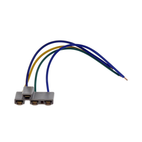 KarParts360 For Chevy S10 Blazer 1990 91 92 93 1994 Blower Motor Resistor Harness | Tin Brass Terminal | Blade Female Terminal Type | 5.5 Inches Overall Length | 16 GA. Wire Measurement | For 8886223