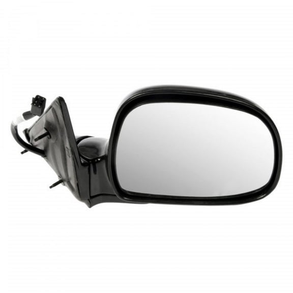 KarParts360 For Chevy S10/Blazer 1998 Door Mirror | Black Housing | Plastic | Clear Glass | Electric Type | Screws Type | Convex Shaped | Replacement For 15151120, 19209658