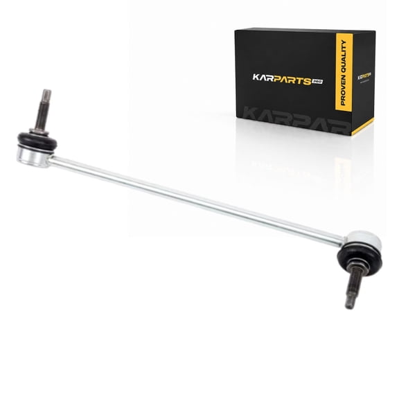 KarParts360 For Chevy SS 2014 2015 2016 2017 Stabilizer Bar Link Front, Driver Side | Rubber Bushing | Black Bushing | Rubber Boot Material | Ball Joint End 1 And 2 | Steel Housing | Bolts Included