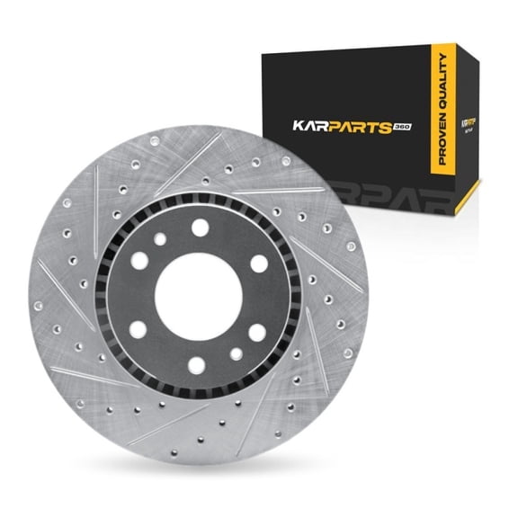 KarParts360 For Chevy SSR 2003 2004 2005 Brake Rotor Front, Driver Side | Cast Iron | Silver Finish | 29 Millimeters/1.14 Inches Nominal Thickness | 325 Millimeters/12.80 Inches Outside Diameter