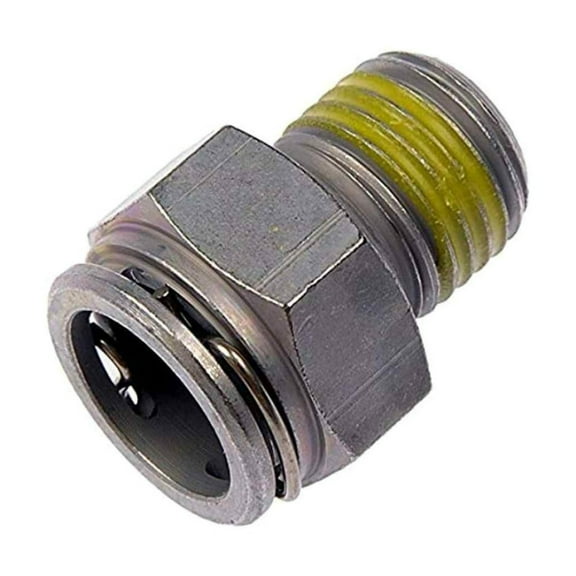 KarParts360 For Chevy SSR 2004 2005 2006 Transmission Line Connector | Steel Material | Male Thread End 2 | Straight Fitting Angle | 1.0 Inches Length Axis 1 | Replacement For 19125677, 24205102